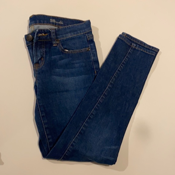 J Crew Toothpick Ankle Jeans Size 25 - Picture 2 of 4